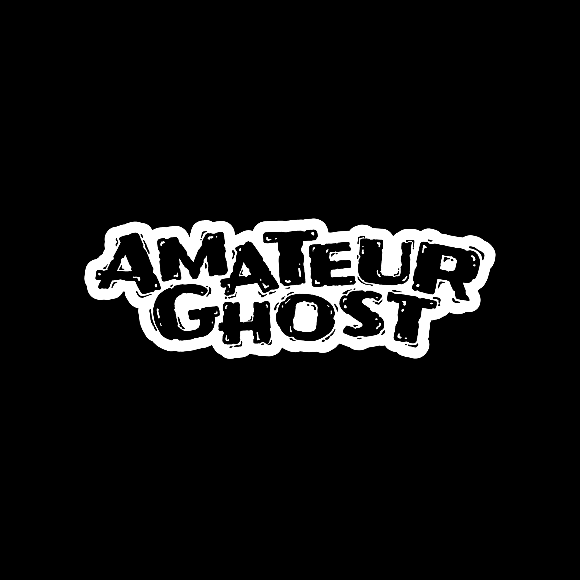 The new Amateur Ghost logo in a dark colour scheme