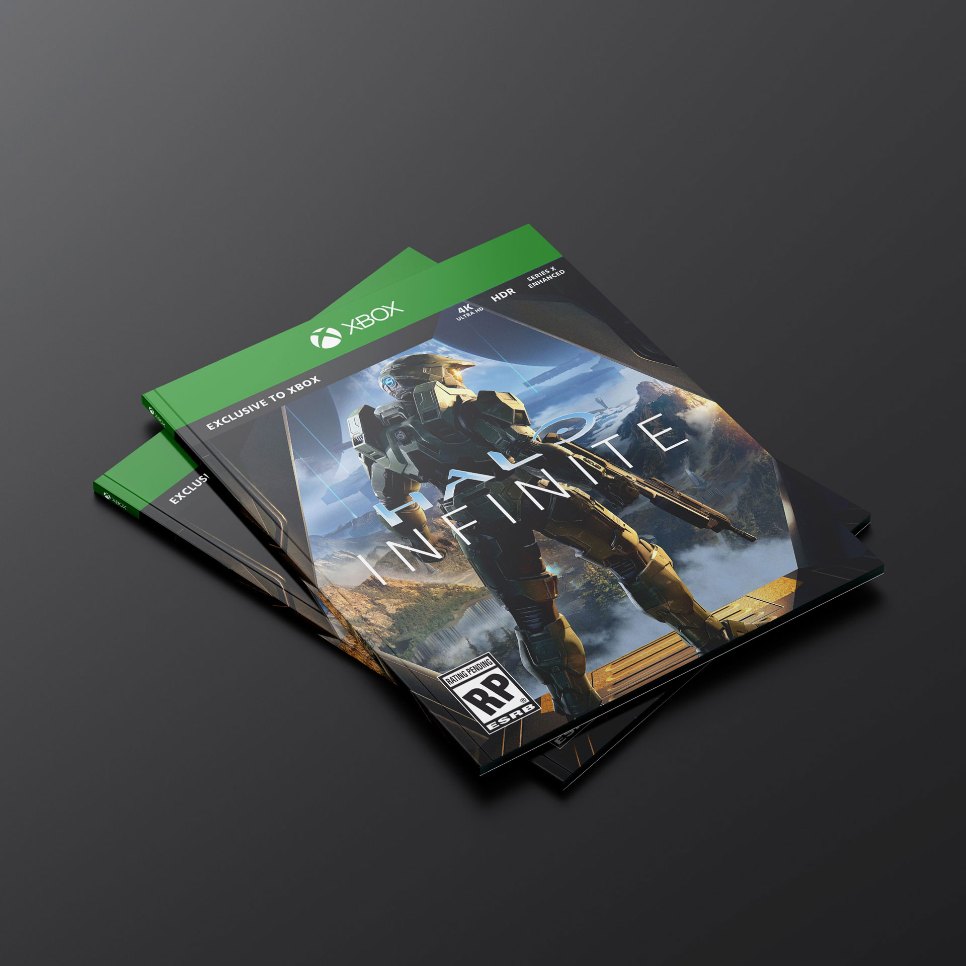 Mockup of the Xbox packaging